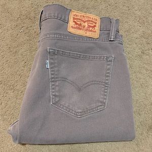 Levi 511 Gray Jeans